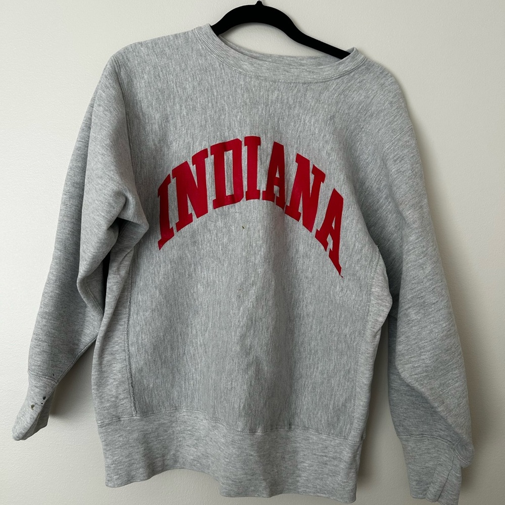 Vintage Indiana University Hoosiers Crewneck Sweatshirt